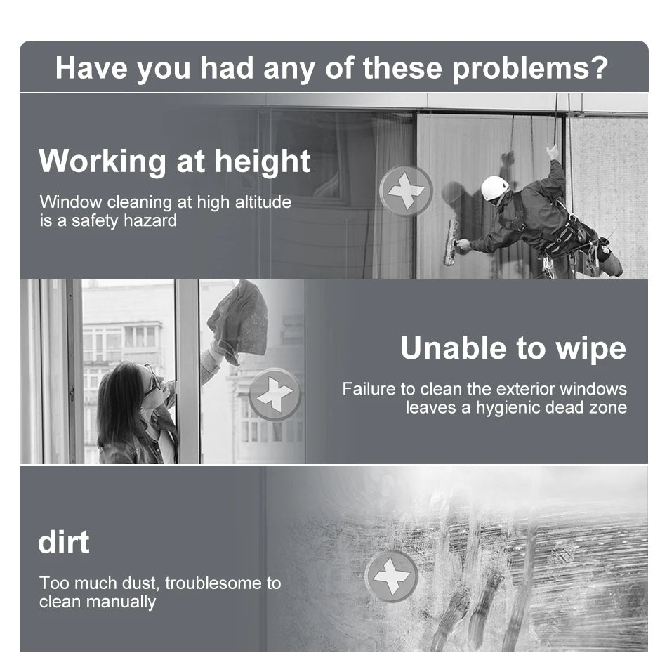 Ablakmosó robot porszívó