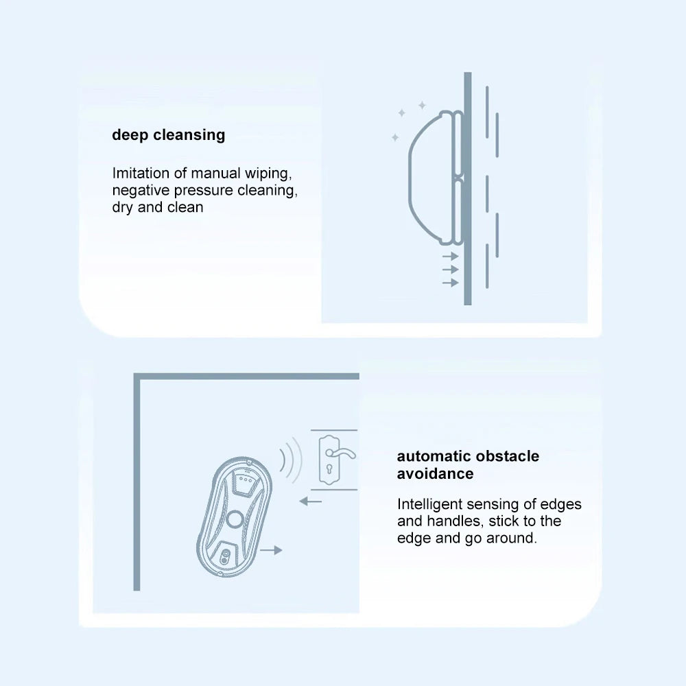 Ablakmosó robot porszívó