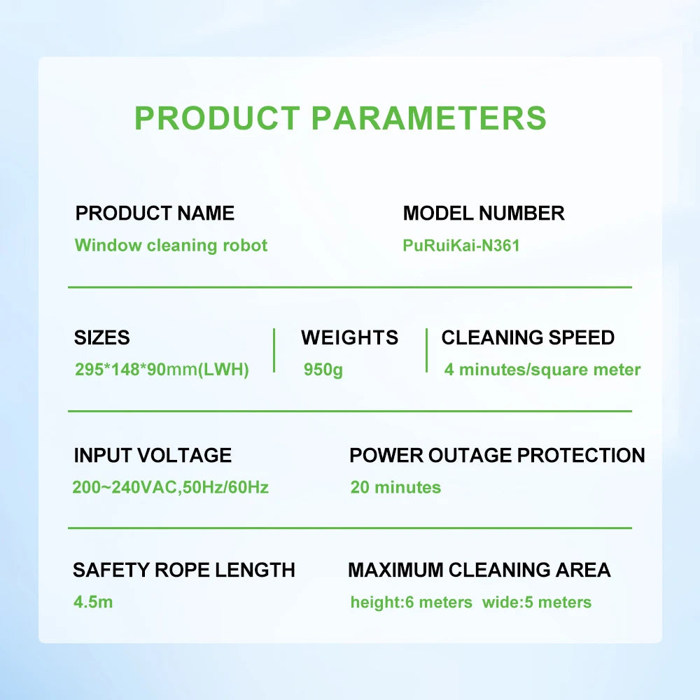 Ablakmosó robot porszívó